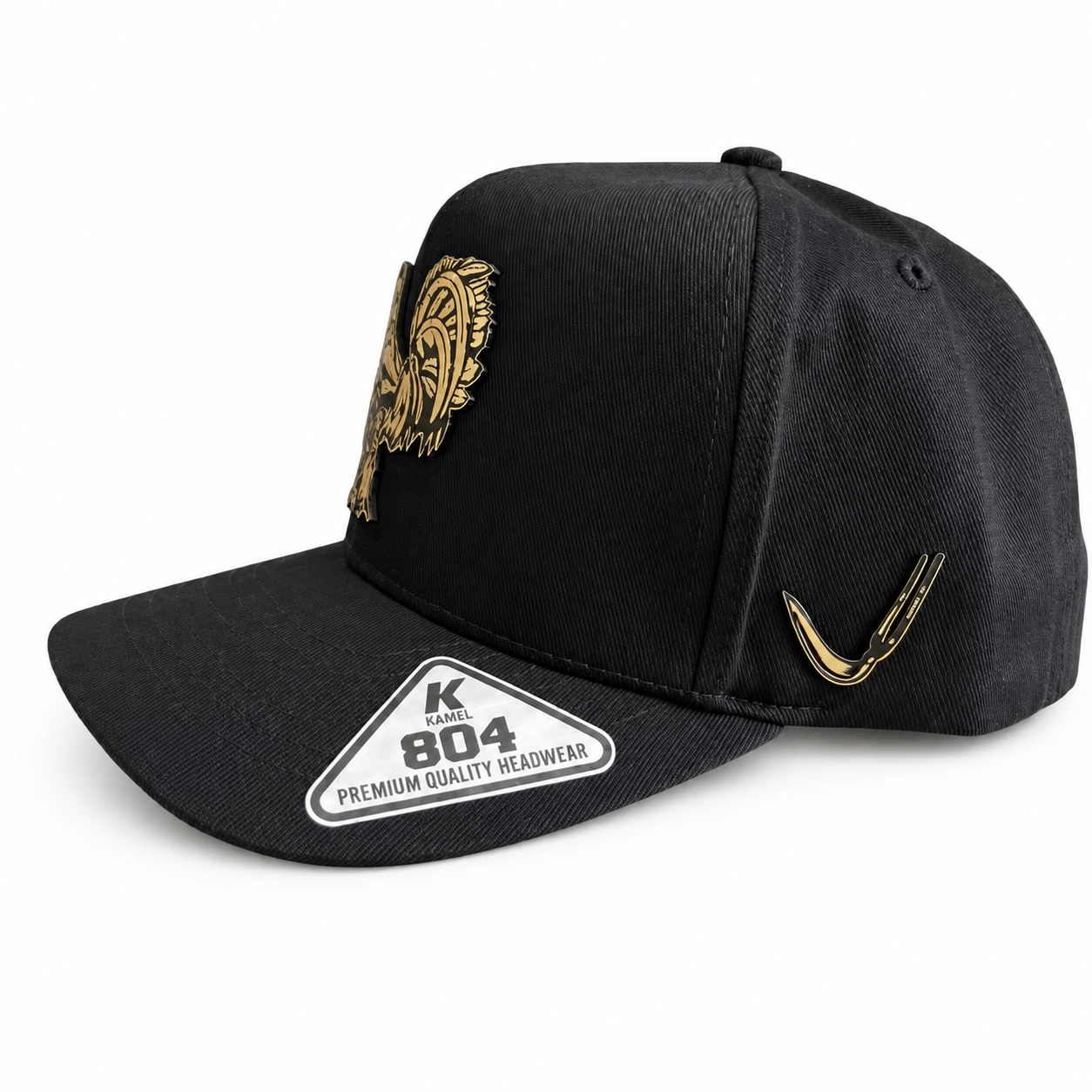 Gorra Gallo De Oro — Placa Dorada | Nuevo Imperio